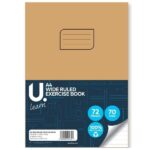 U LEARN A4 Wide Ruled Notebook 70 GSM, 36 Pages