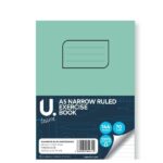 U LEARN A5 Narrow Ruled Notebook 70gsm, 72 Pages
