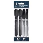 U WRITE Permanent Markers, Pack of 4