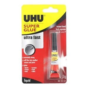 UHU Liquid Super Glue 3g Hanging Pack