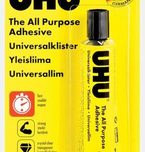 UHU Multipurpose Adhesive Glue Blister Pack 35ml