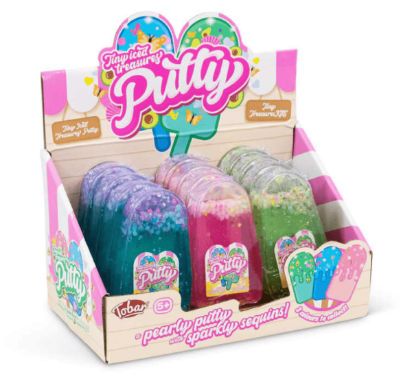 Ultra Glittery Putty: Mermaid, Butterfly & Avocado CDU