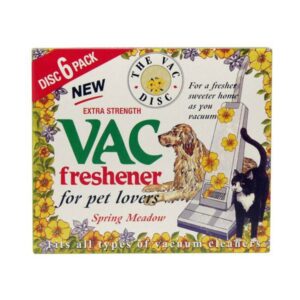 Ultra-Strength Spring Pet Vacuum Freshener - Pack of 6 Discs