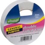 Ultratape Double-Sided Tape, 25mm x 33m