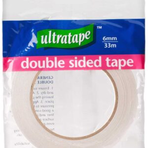 Ultratape Transparent Double-Sided Multi-Use Tape 6mm x 33m