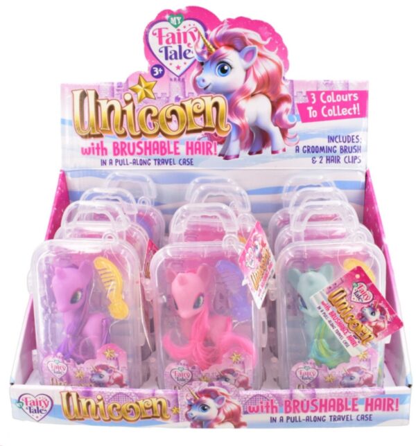 Unicorn Fairy Tale in a Pullable Travel Case CDU