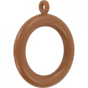 Value Pack of 6 Medium Wood Curtain Pole Rings - 56mm, Model 6869