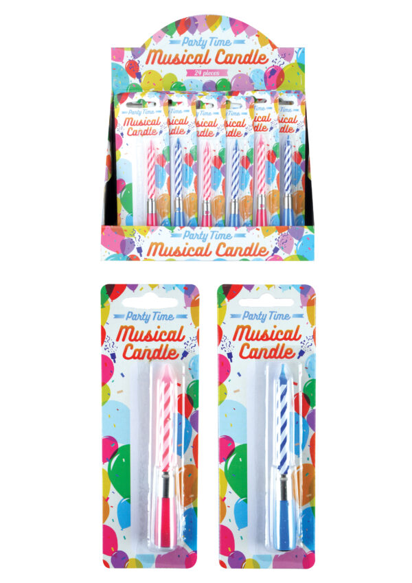 VARIETY PACK OF MUSICAL BIRTHDAY CANDLES