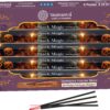 VEDMANTRA SCENTED INCENSE STICKS 120 PACK WITH HOLDER - BLACK MAGIC