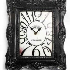 Vintage Black Clock 25 x 29.5 cm