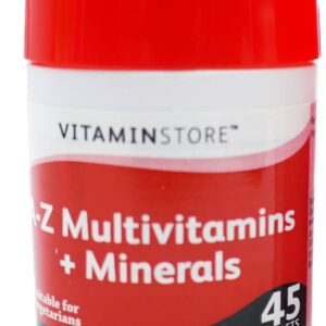 Vitamin Store Complete A-Z Multivitamins and Minerals, Pack of 45