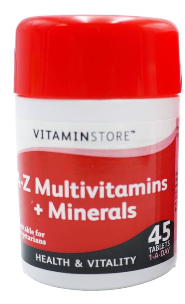 Vitamin Store Complete A-Z Multivitamins and Minerals, Pack of 45