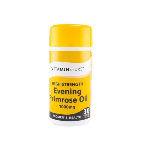 Vitamin Store Evening Primrose Oil 1000mg High Potency Capsules - Pack of 30