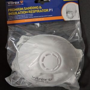 Vitrex High-Quality Respirator Mask with Valve for Sanding and Insulation