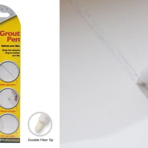 Waterproof Anti-Mould White Grout Pen for Bathroom Tiles - Model HH5337 42912