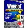 Weedol Path & Gravel Control Concentrate Weedkiller, Pack of 12 Tubes