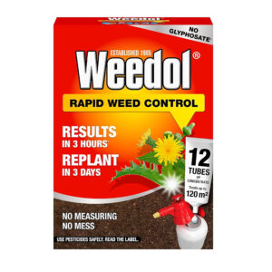 Weedol Rapid Weed Control Concentrate Tubes, Pack of 12