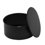 WHAM Black Steel Cake Tin with Loose Base, 9 Inch / 23cm x 9cm
