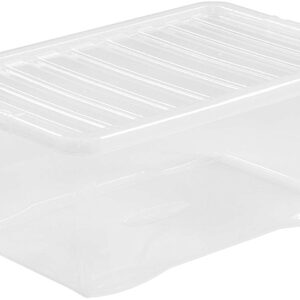 WHAM CRYSTAL 45L Clear Storage Box with Lid