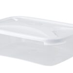 WHAM CUISINE 2.7L Rectangular Food Container with Clear/Ice White Lid