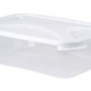 WHAM CUISINE 4.5L Rectangular Food Container with Clear/Ice White Lid