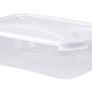 WHAM CUISINE 4.5L Rectangular Food Container with Clear/Ice White Lid