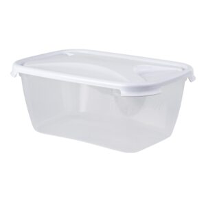 WHAM CUISINE 6L Rectangular Food Container with Clear/Ice White Lid