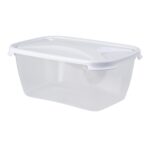 WHAM CUISINE 6L Rectangular Food Container with Clear/Ice White Lid