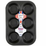WHAM ESSENTIALS NON-STICK 6-CUP MUFFIN BAKING TRAY