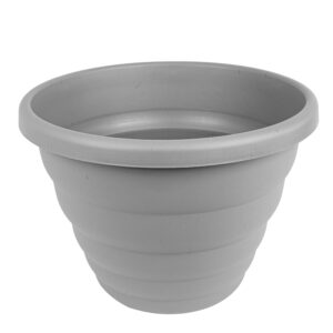 WHAM H344 Beehive Round Planter 48cm in Cement Grey