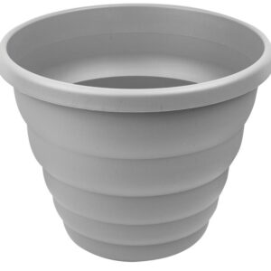 WHAM H346 Cement Grey Beehive Round Planter, 66cm