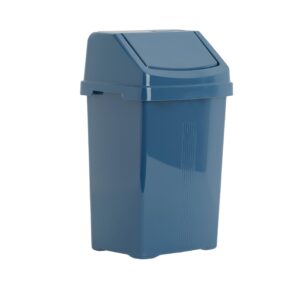 WHAM HOUSEHOLD 15L SWING BIN IN NAVY BLUE