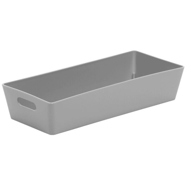 WHAM Studio 2.01 Rectangular Basket in Cool Grey