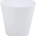 WHAM STUDIO 30CM ICE WHITE ROUND PLANTER COVER / WASTE BIN