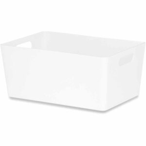 WHAM STUDIO RECTANGULAR ICE WHITE BASKET 4.02