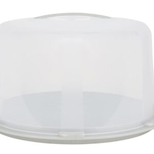 WHAM WHAM Deep Round Cake/Cheese Dome with Clear Aluminum Cover