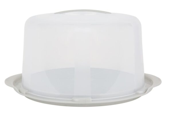 WHAM WHAM Deep Round Cake/Cheese Dome with Clear Aluminum Cover