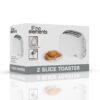 White 2-Slice Toaster, 200W - Fine Element