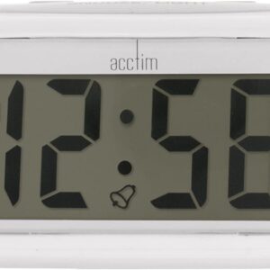 White Auric Alarm Clock by Acctim