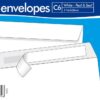 White C6 Peel & Seal Envelopes - 114 x 162mm, Pack of 50