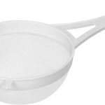 White Chef Aid Nylon Mesh Plastic Strainer, 18 cm - 7 Inch