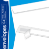 White Peel and Seal C4 Envelopes - 324 x 229mm, Pack of 25