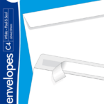White Peel and Seal C4 Envelopes - 324 x 229mm, Pack of 25