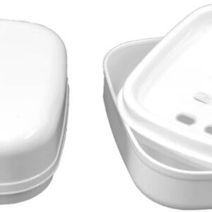 White Plastic Soap Case by Atlantic