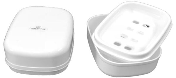 White Plastic Soap Case by Atlantic