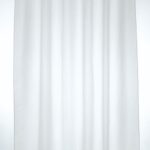 White Polyester Shower Curtain 180 x 180 cm - Blue Canyon Plain