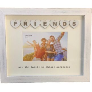 White Tile Photo Frame for 4x6 Pictures - FRIENDS Design