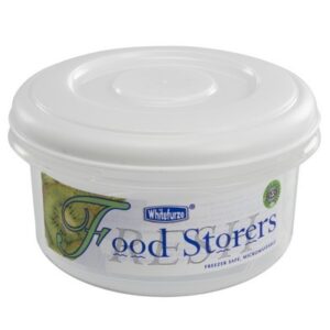 Whitefurze 2.0L Round Food Storage Container