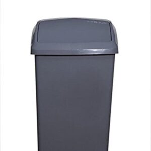 Whitefurze 30L Silver Swing-Top Bin