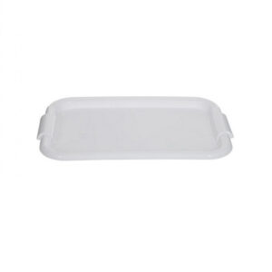 Whitefurze 41cm Rectangular White Tray